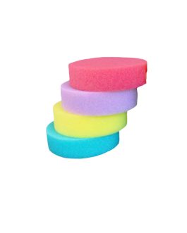 Round Bath Sponges – 4 Pack